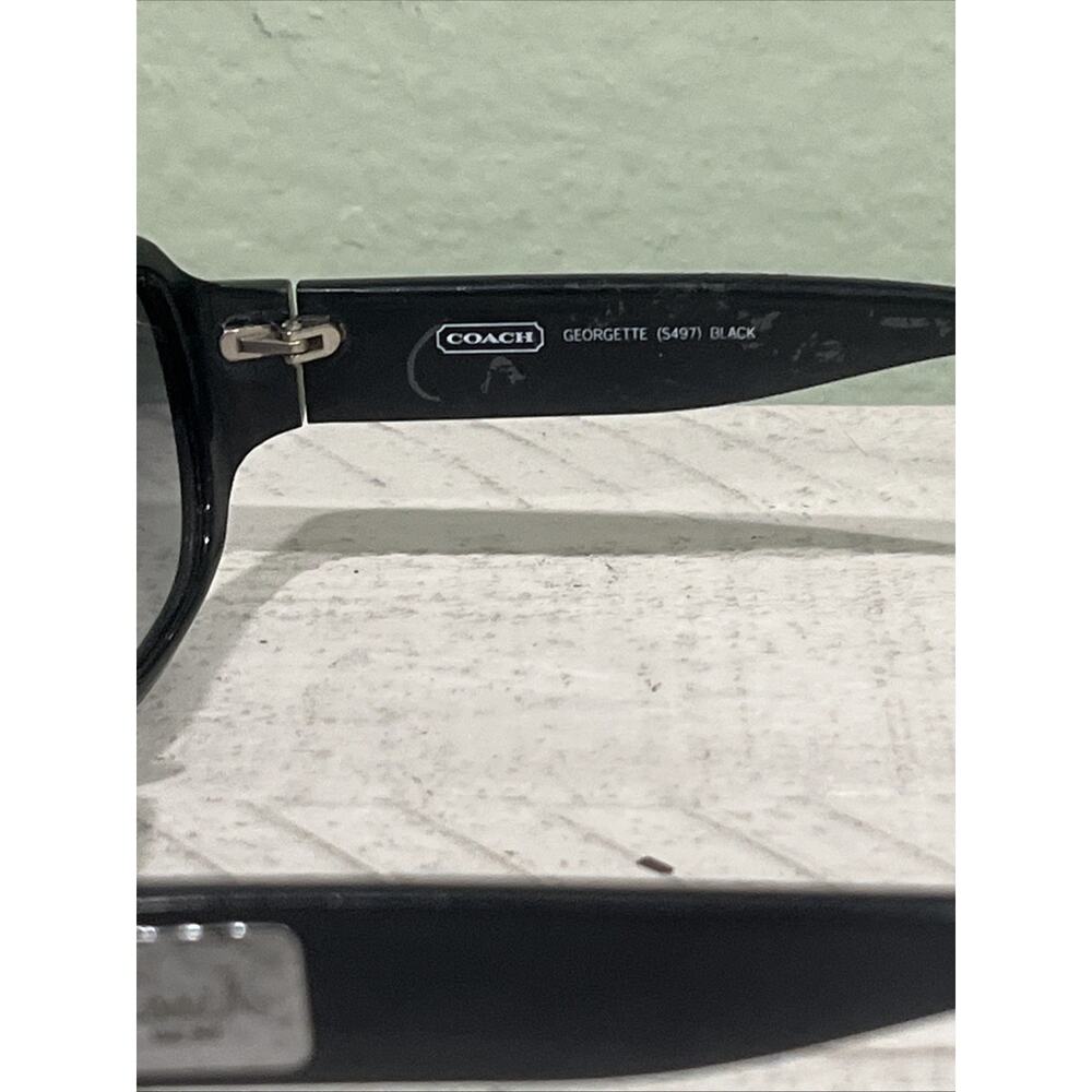 Coach GEORGETTE (S497) Black. Women’s Sunglasses - Picture 7 of 11